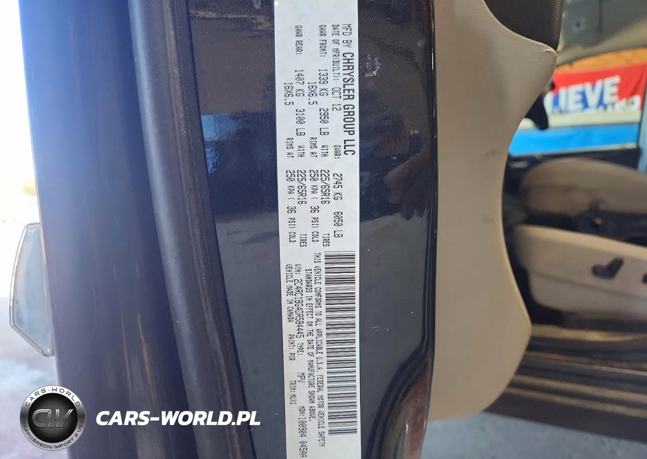 2013 Chrysler Town & Country Touring VIN:2C4RC1BG4DR584445 - 13