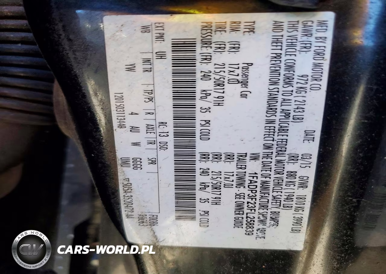 2015 Ford Focus Se VIN:1FADP3F23FL258839 - 12