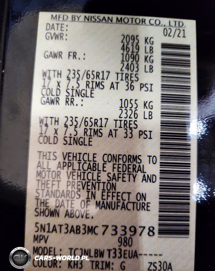 2021 Nissan Rogue S VIN:5N1AT3AB3MC733978 - 13