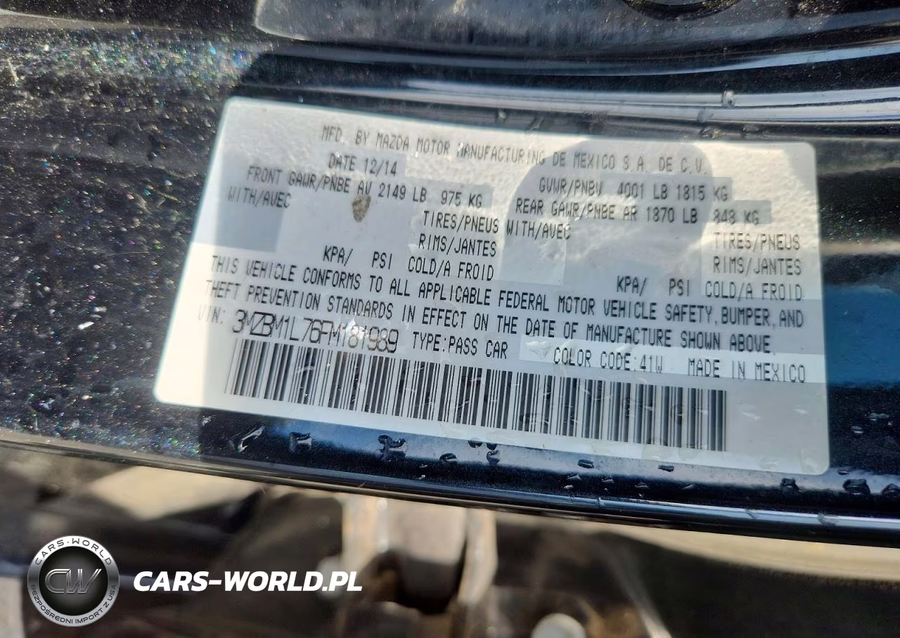 2015 Mazda 3 Touring VIN:3MZBM1L76FM181989 - 12