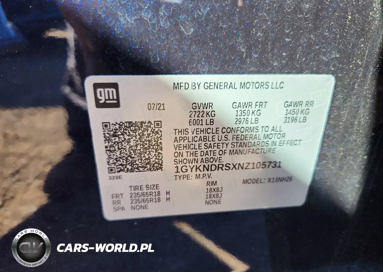 2022 Cadillac Xt5 Premium Luxury VIN:1GYKNDRSXNZ105731 - 14