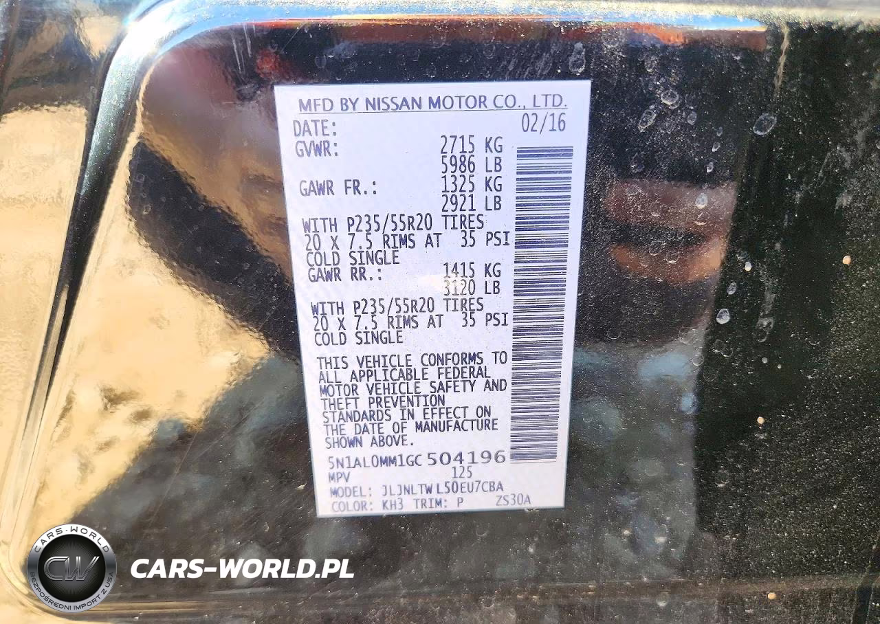 2016 Infiniti Qx60 Base VIN:5N1AL0MM1GC504196 - 14