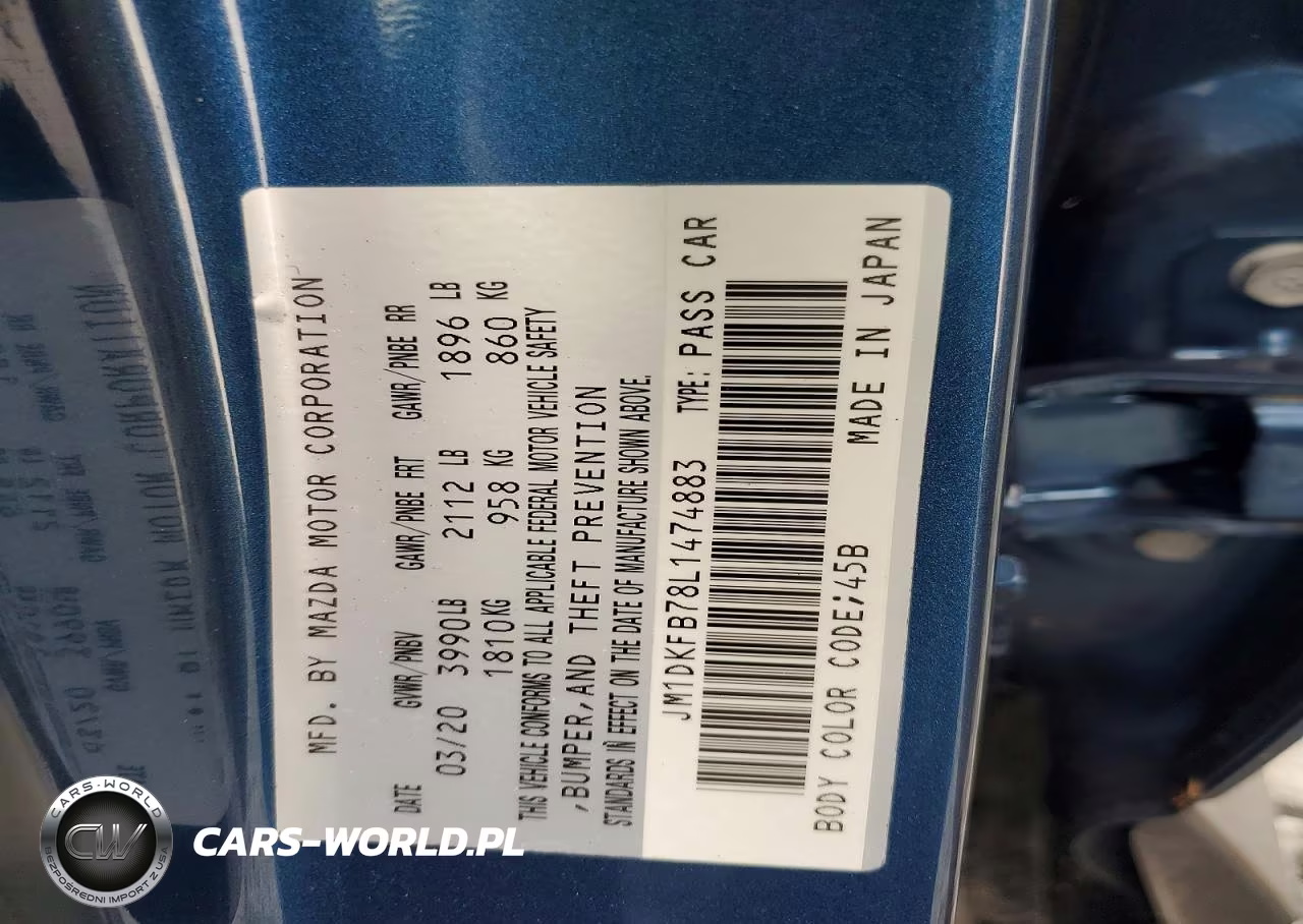 2020 Mazda Cx-3 Sport VIN:JM1DKFB78L1474883 - 13