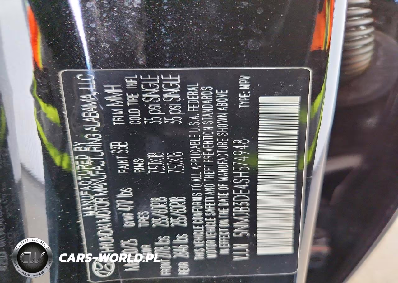2025 Hyundai Tucson Sel VIN:5NMJB3DE4SH574948 - 13