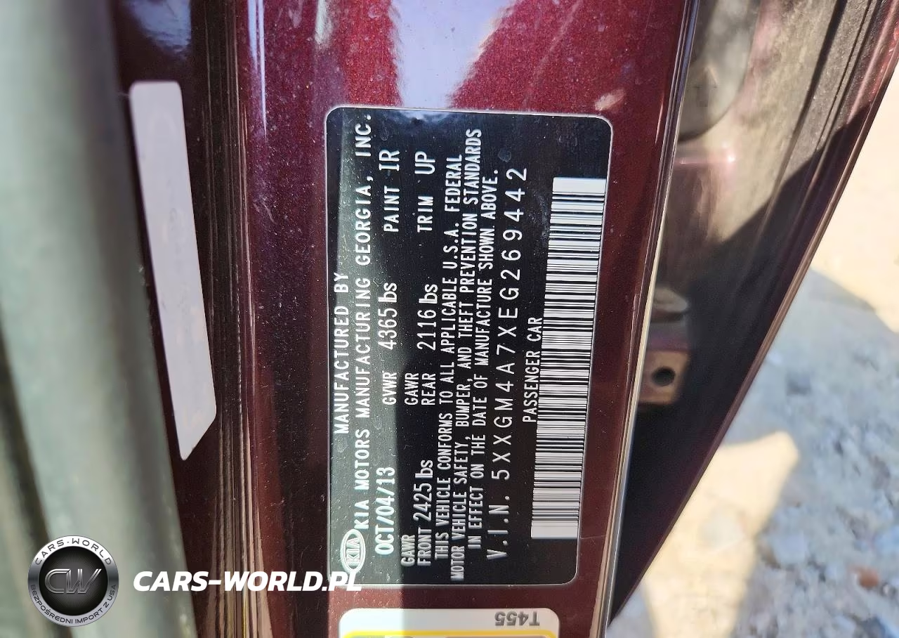 2014 Kia Optima Lx VIN:5XXGM4A7XEG269442 - 12