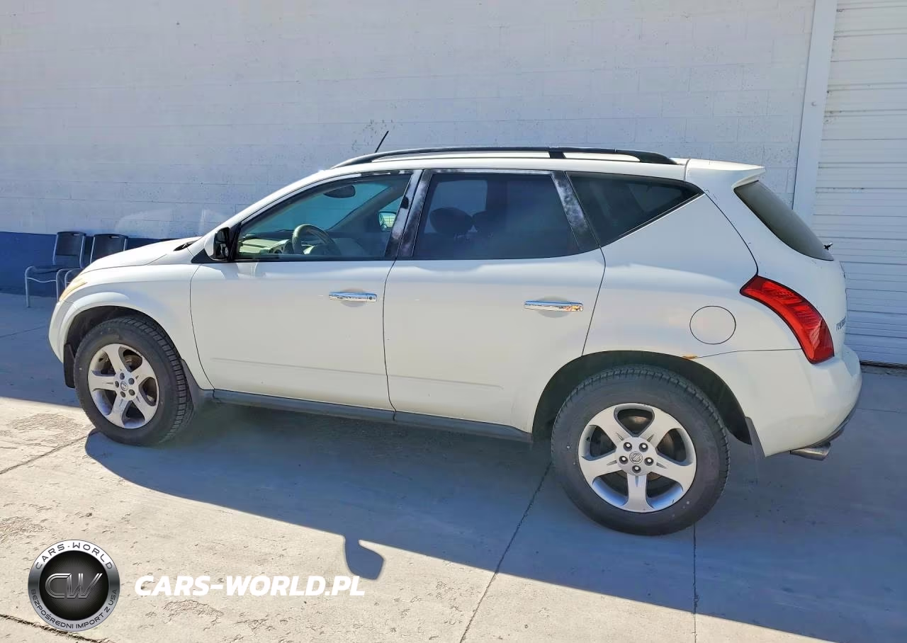 2004 Nissan Murano Sl VIN:JN8AZ08WX4W339102 - 2