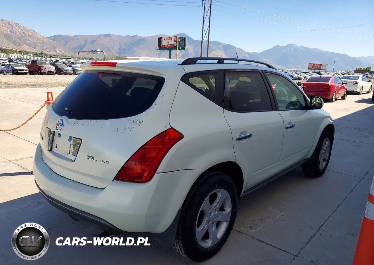 2004 Nissan Murano Sl VIN:JN8AZ08WX4W339102 - 3