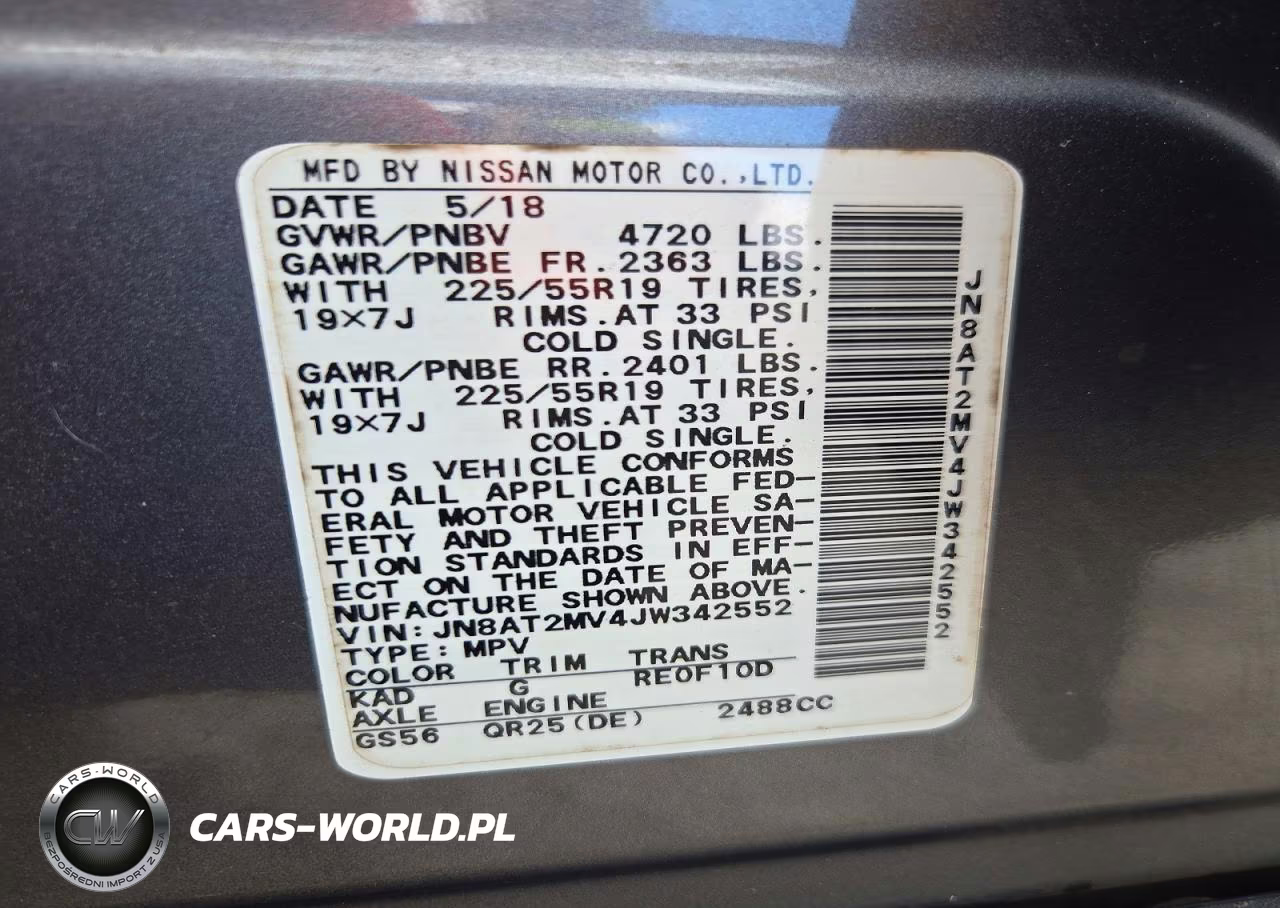2018 Nissan Rogue Sl VIN:JN8AT2MV4JW342552 - 14