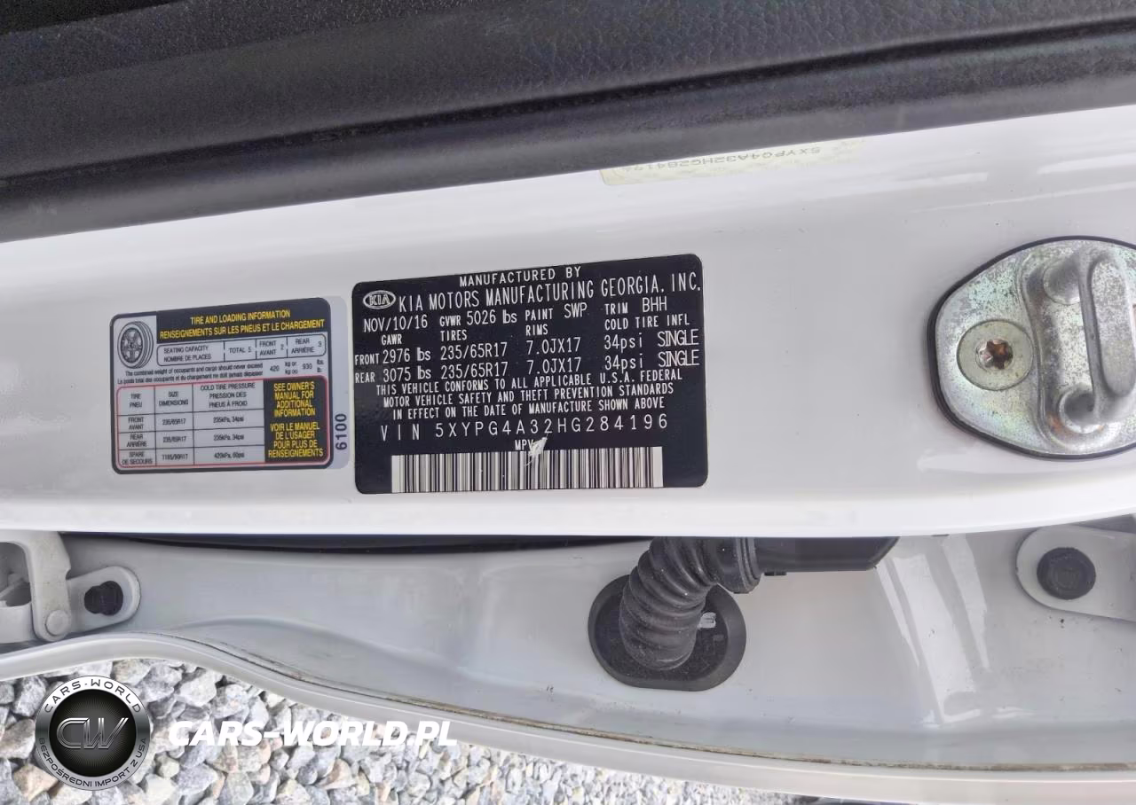 2017 Kia Sorento Lx VIN:5XYPG4A32HG284196 - 13