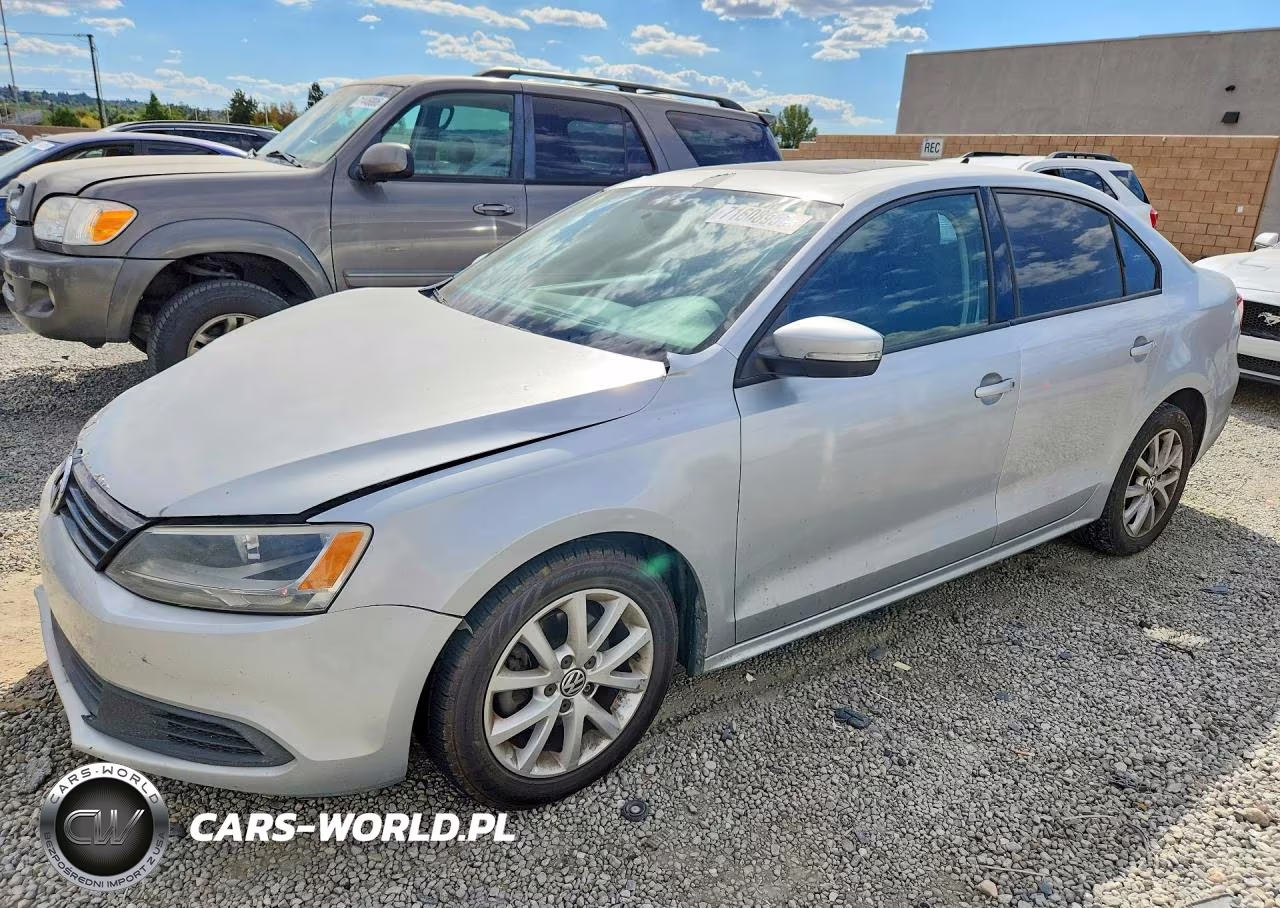 2012 Volkswagen Jetta Se VIN:3VWDP7AJ1CM424377 - 1