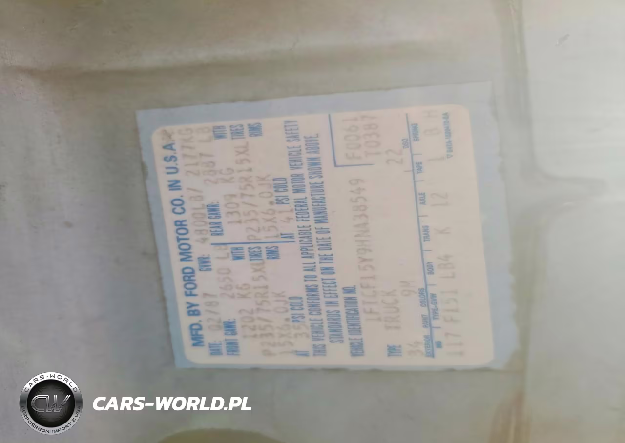 1987 Ford F150 VIN:1FTCF15Y9HNA38549 - 12
