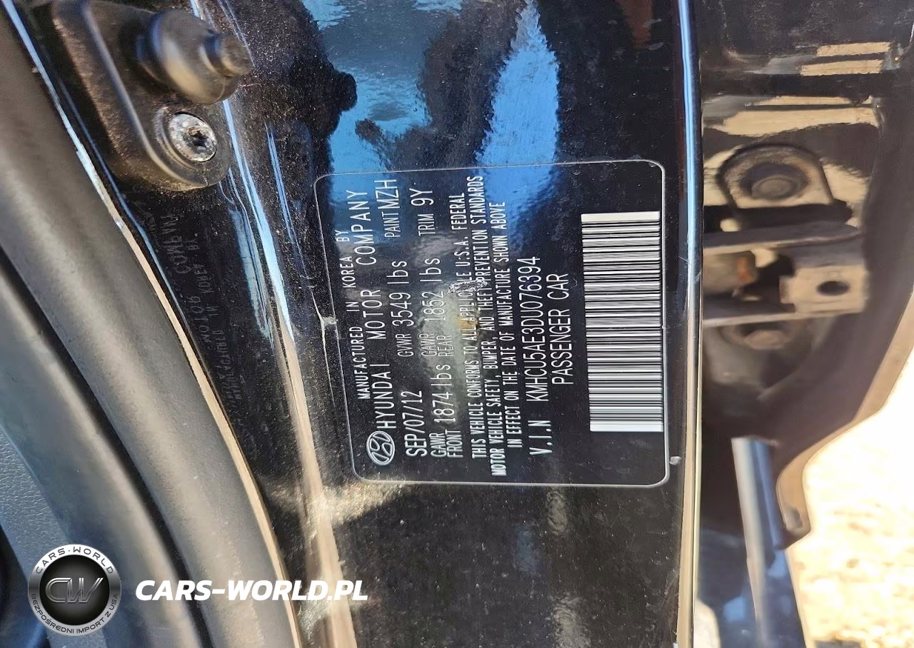 2013 Hyundai Accent Se VIN:KMHCU5AE3DU076394 - 13