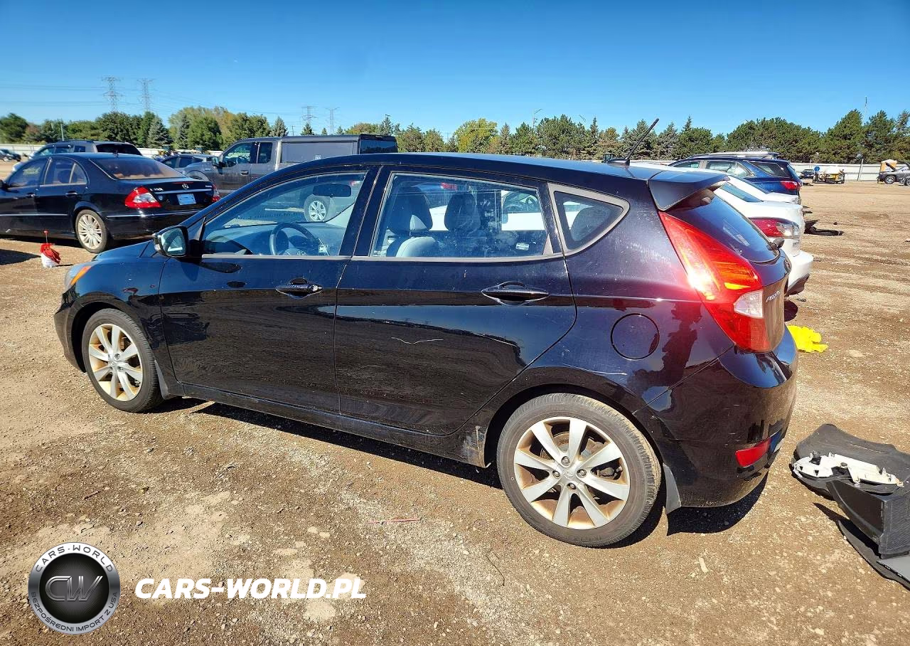 2013 Hyundai Accent Se VIN:KMHCU5AE3DU076394 - 2