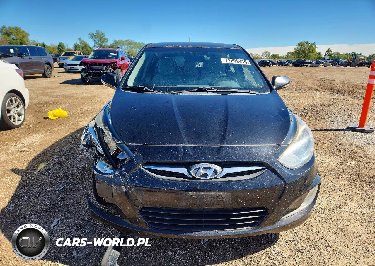 2013 Hyundai Accent Se VIN:KMHCU5AE3DU076394 - 5