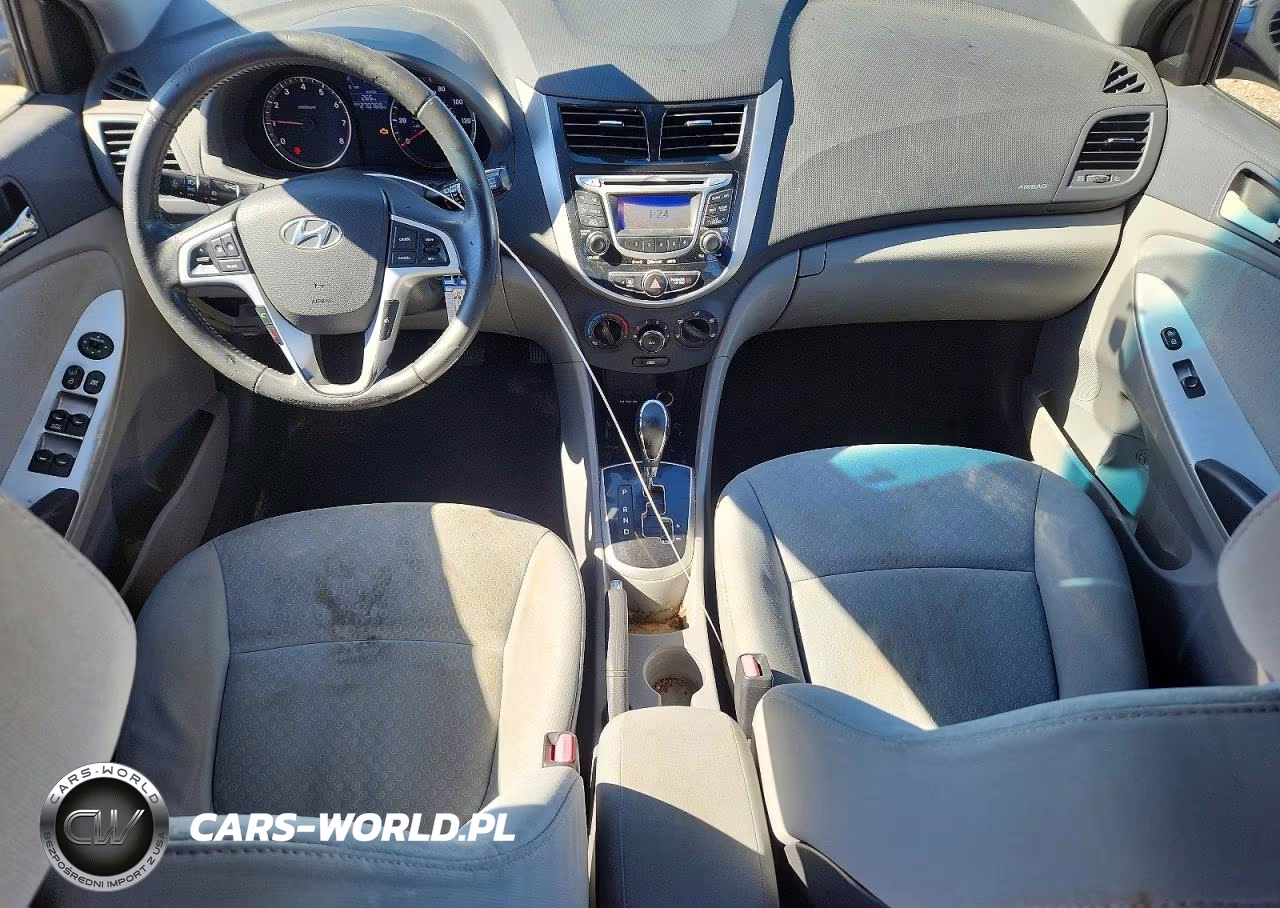 2013 Hyundai Accent Se VIN:KMHCU5AE3DU076394 - 8