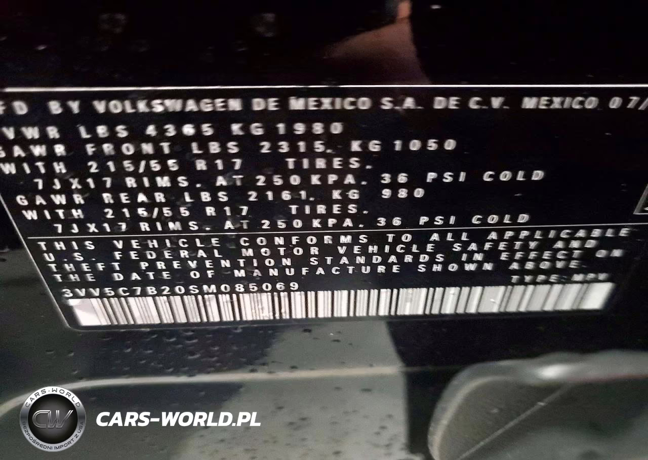 2025 Volkswagen Taos S VIN:3VV5C7B20SM085069 - 12