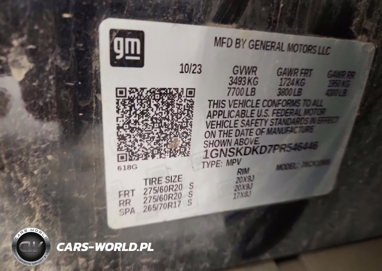 2023 Chevrolet Suburban K1500 Z71 VIN:1GNSKDKD7PR546446 - 13