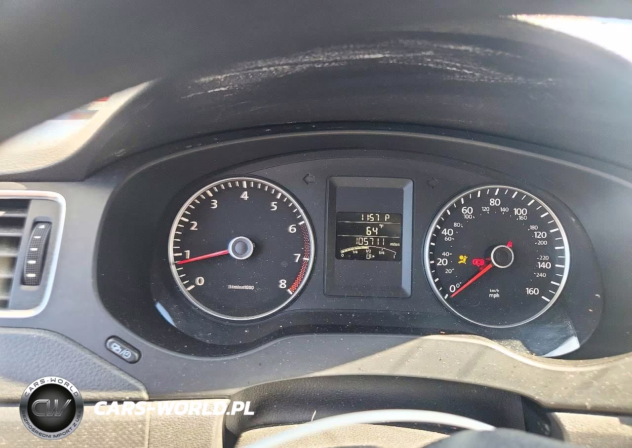 2012 Volkswagen Jetta Se VIN:3VWDP7AJ6CM352446 - 9