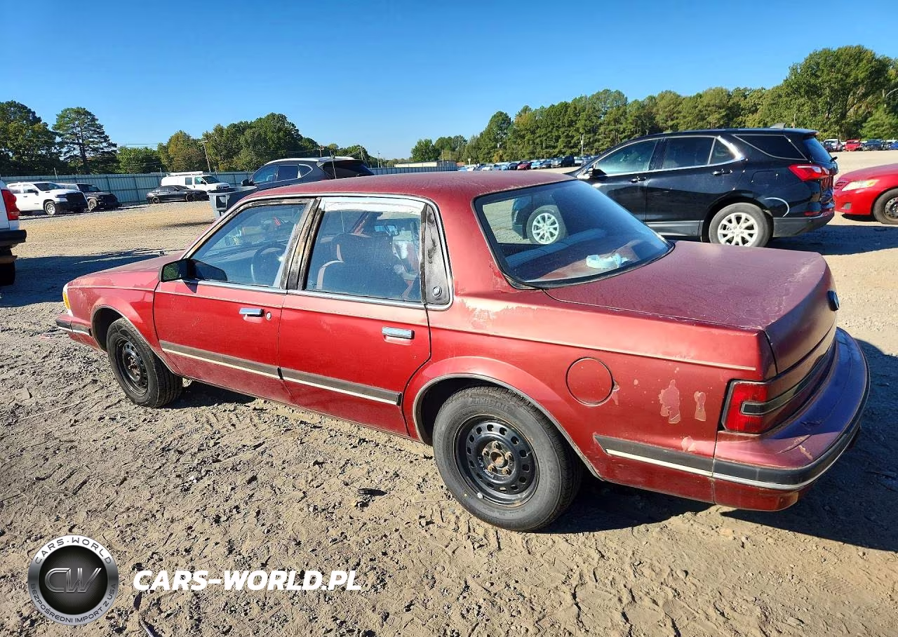 1991 Buick Century Custom VIN:1G4AH54N9M6475290 - 2