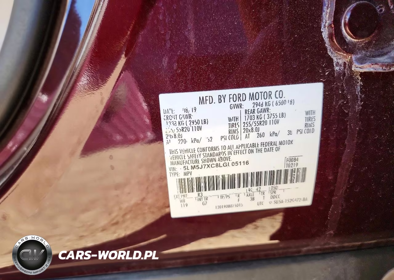 2020 Lincoln Aviator Reserve VIN:5LM5J7XC8LGL05116 - 13