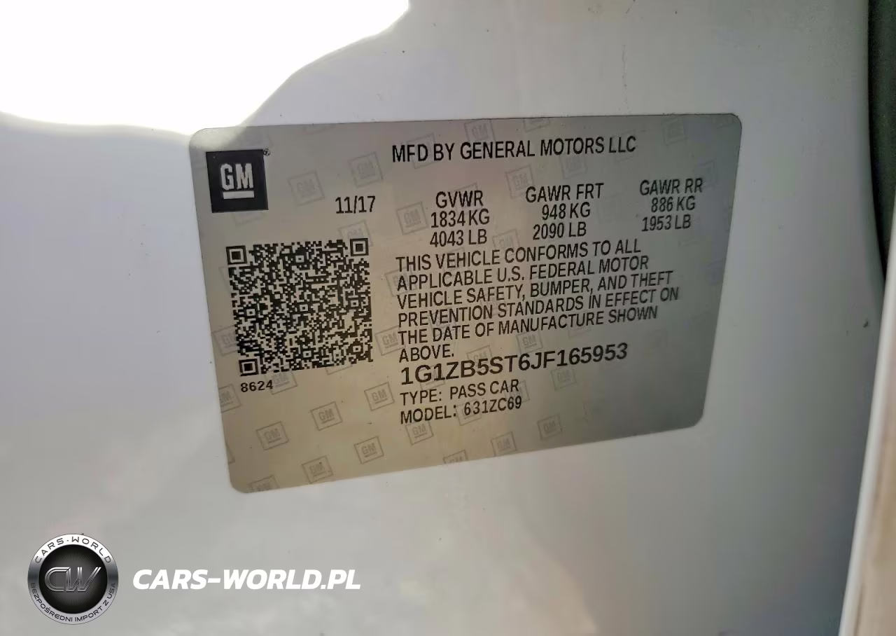 2018 Chevrolet Malibu Ls VIN:1G1ZB5ST6JF165953 - 12