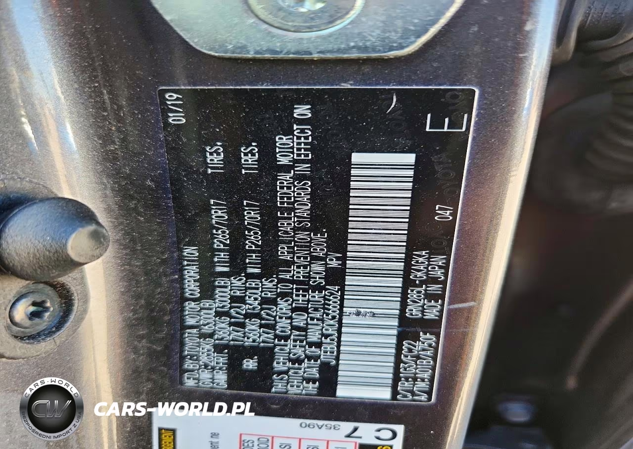 2019 Toyota 4Runner Trd Off-Road VIN:JTEBU5JR0K5666624 - 13