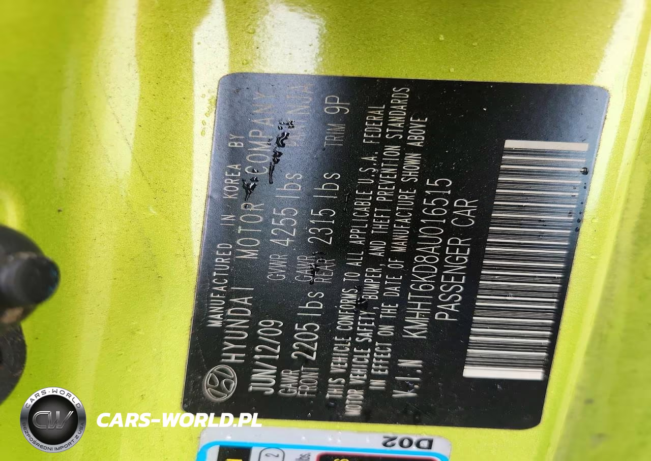 2010 Hyundai Genesis Coupe 2.0T Premium VIN:KMHHT6KD8AU016515 - 12