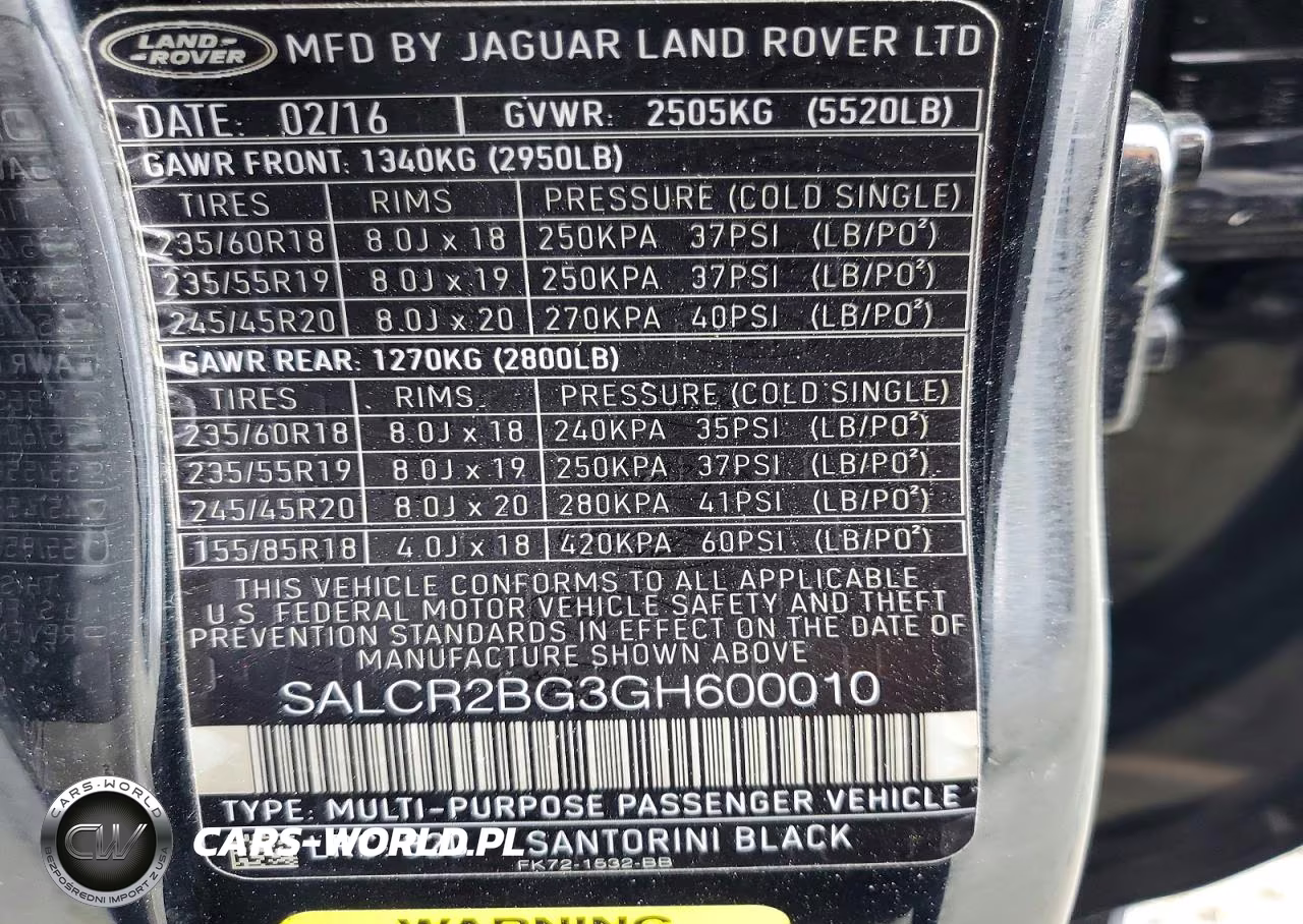 2016 Land Rover Discovery Sport Hse VIN:SALCR2BG3GH600010 - 13
