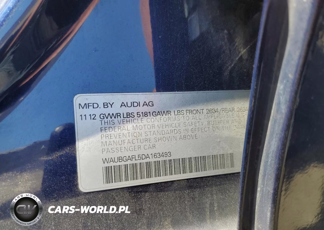 2013 Audi S4 Premium Plus VIN:WAUBGAFL5DA163493 - 12