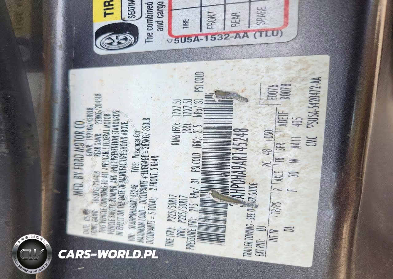 2010 Ford Fusion Se VIN:3FAHP0HA9AR145248 - 13