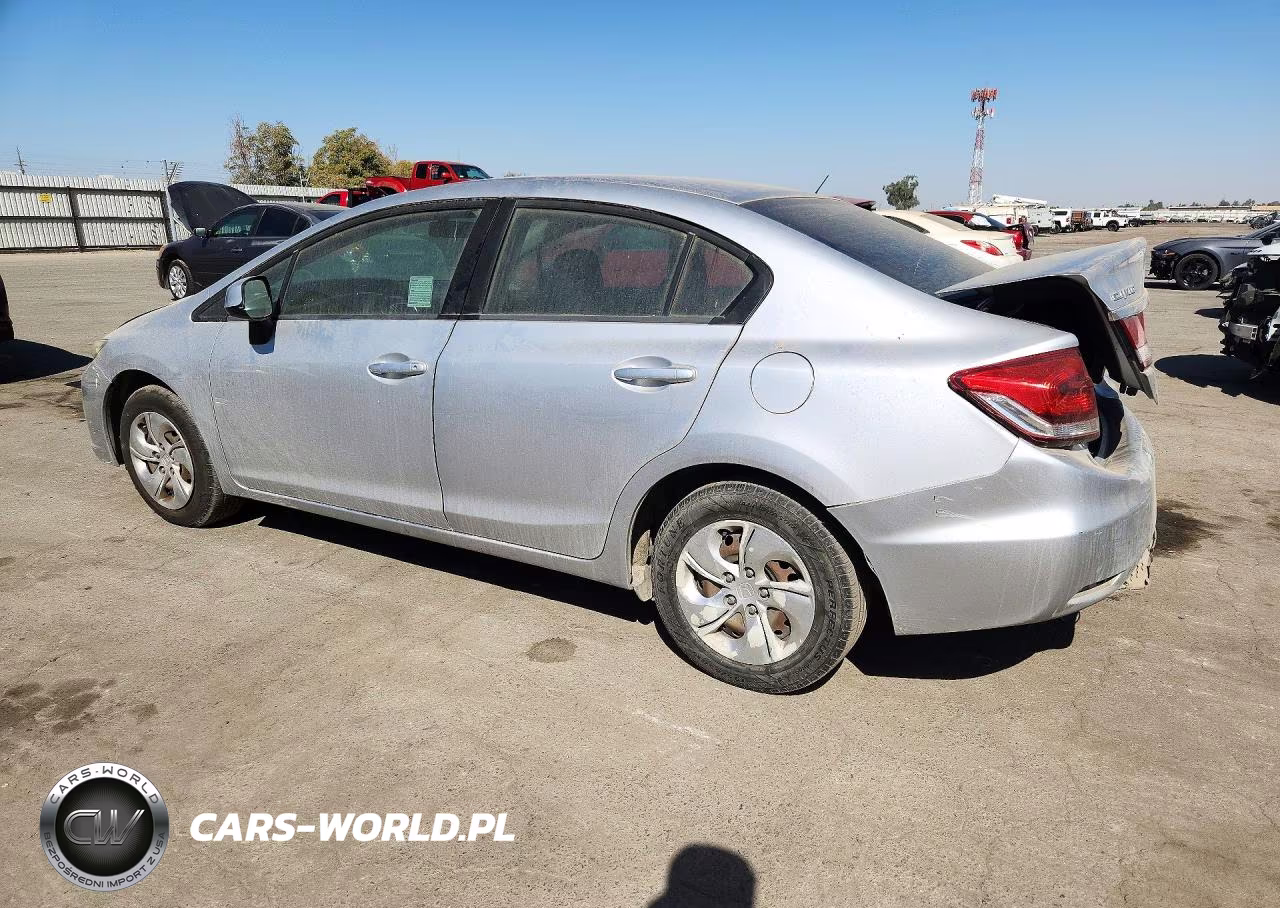 2013 Honda Civic Lx VIN:19XFB2F5XDE206054 - 2