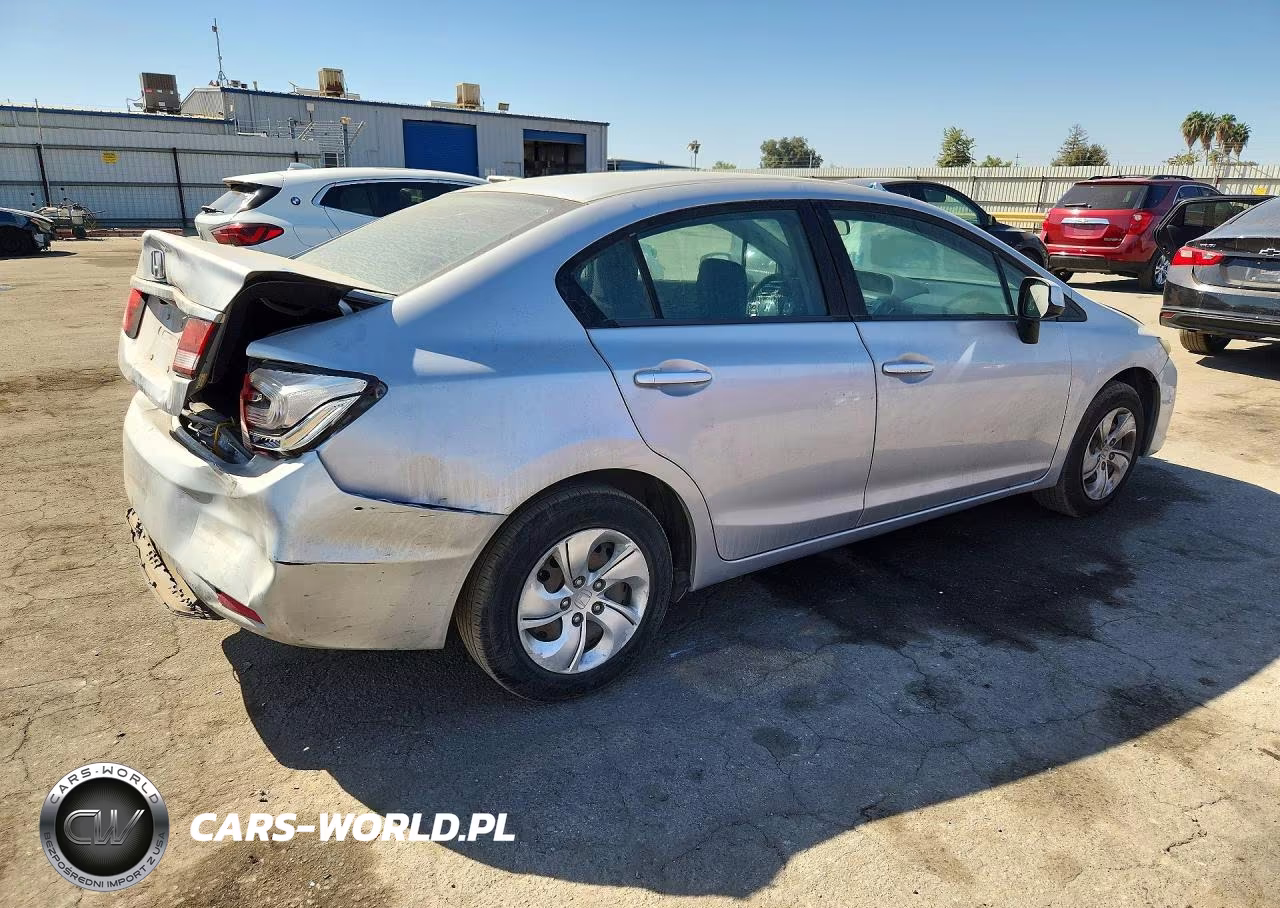 2013 Honda Civic Lx VIN:19XFB2F5XDE206054 - 3