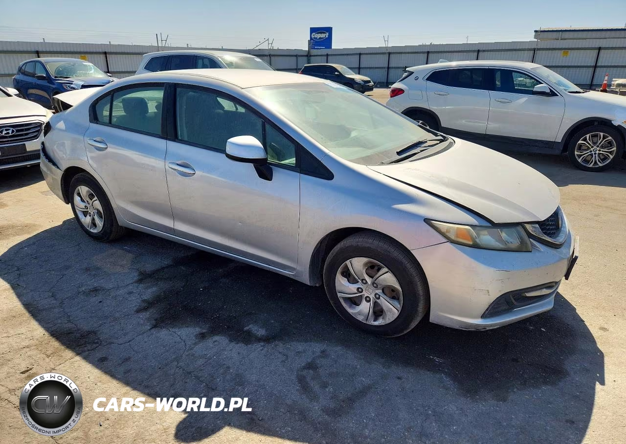 2013 Honda Civic Lx VIN:19XFB2F5XDE206054 - 4