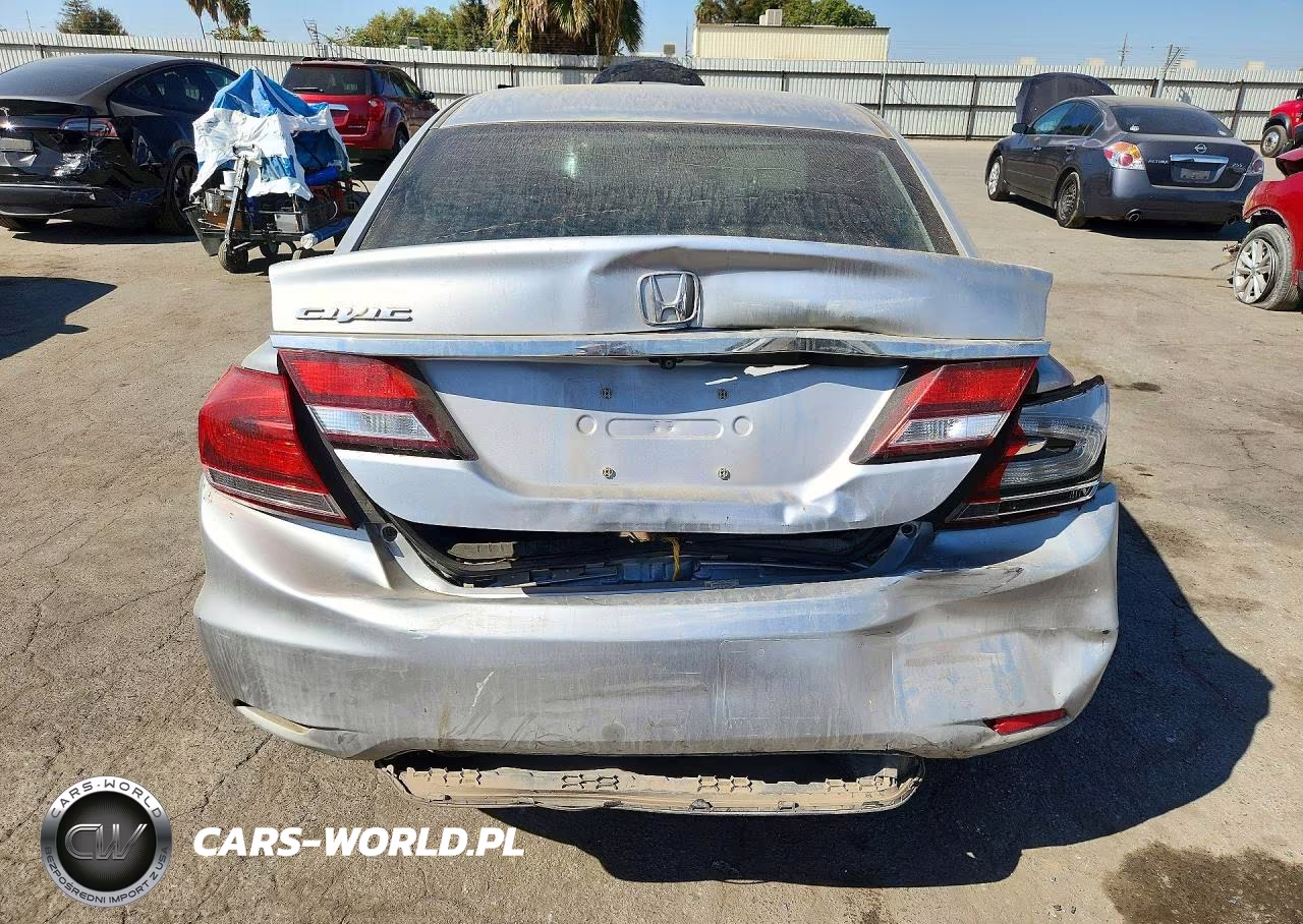 2013 Honda Civic Lx VIN:19XFB2F5XDE206054 - 6