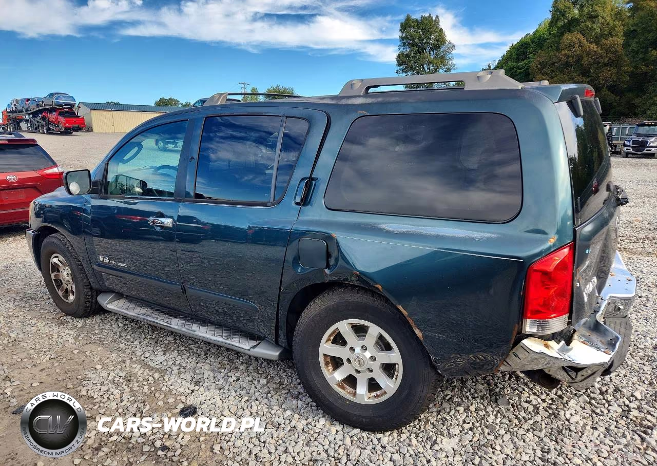 2005 Nissan Armada Se VIN:5N1AA08B75N740156 - 2