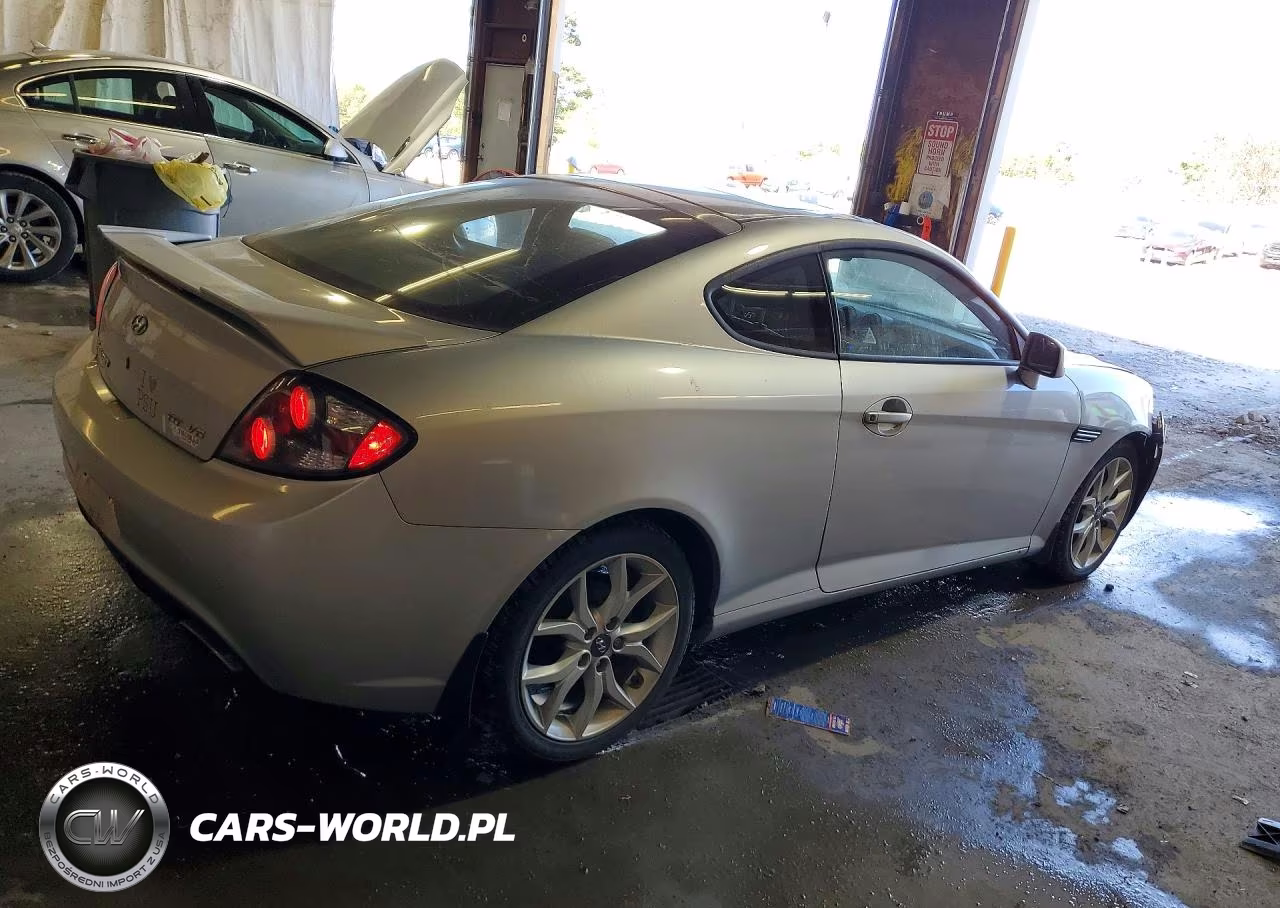 2008 Hyundai Tiburon Gt VIN:KMHHN66F48U276622 - 3