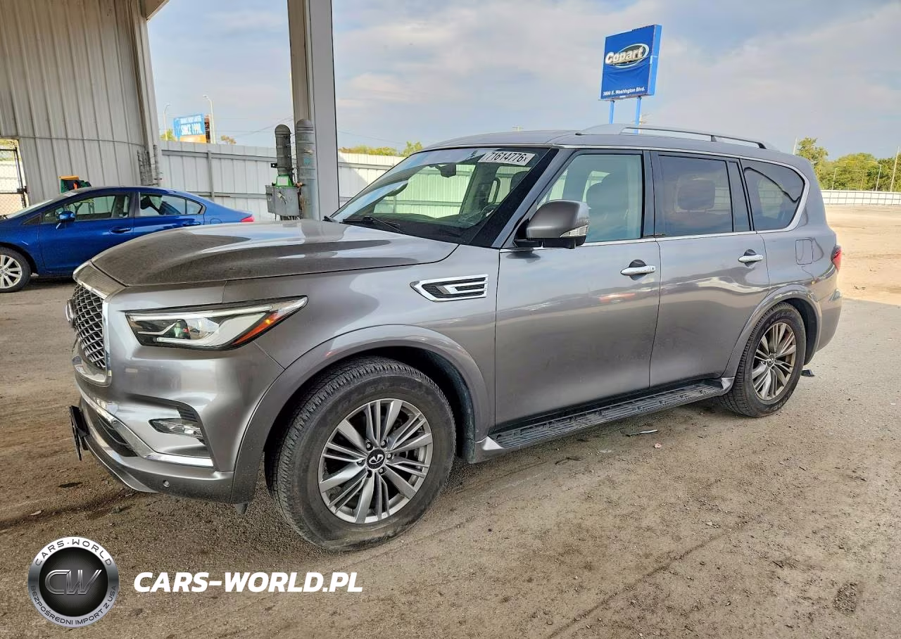 2021 Infiniti Qx80 Luxe VIN:JN8AZ2AE6M9271182 - 1