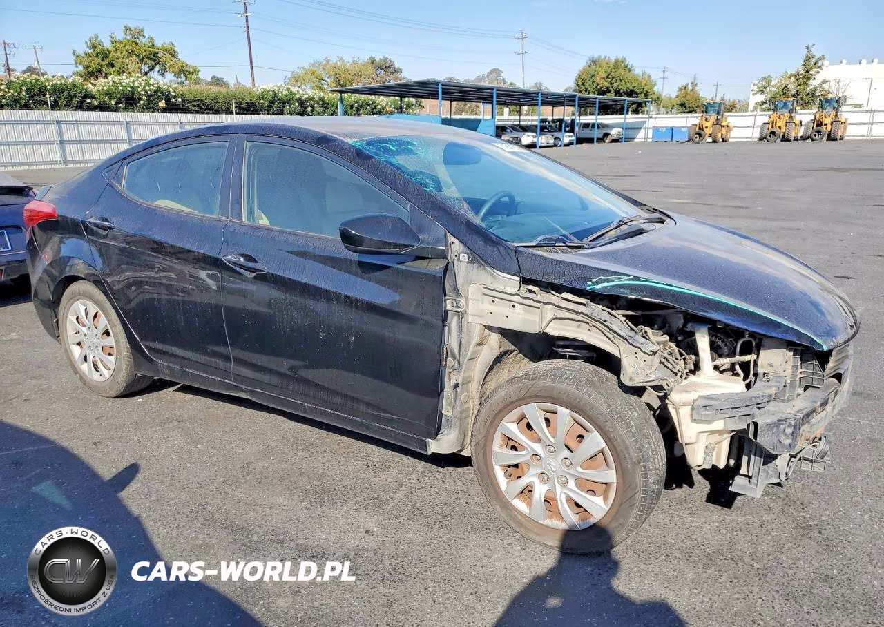 2013 Hyundai Elantra Gls VIN:KMHDH4AE7DU567991 - 4