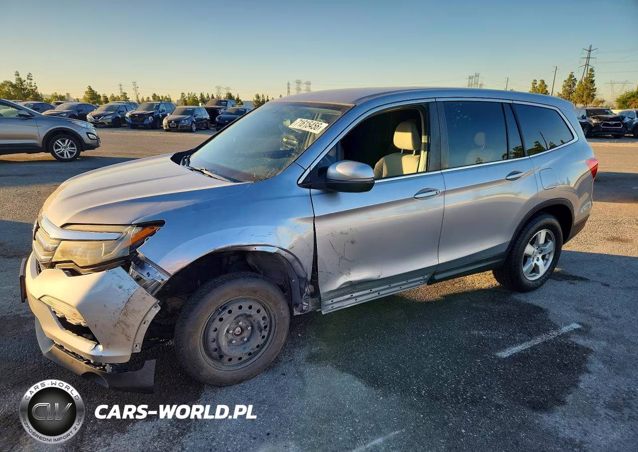 2016 Honda Pilot Ex VIN:5FNYF5H3XGB045956 - 1