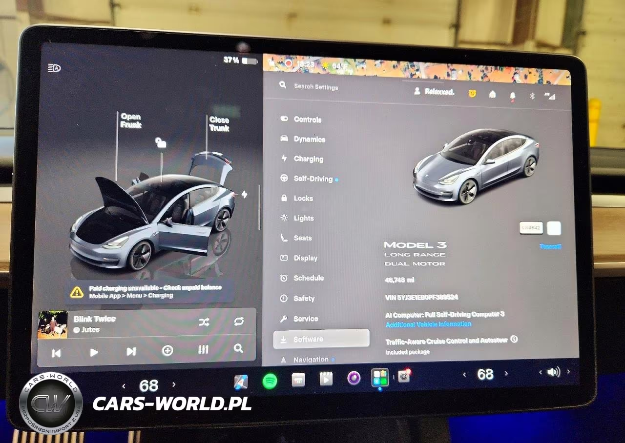 2023 Tesla Model 3 VIN:5YJ3E1EB0PF389524 - 9