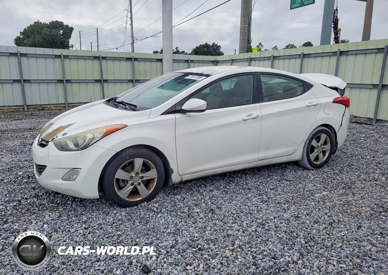 2013 Hyundai Elantra Gls VIN:5NPDH4AEXDH340129 - 1