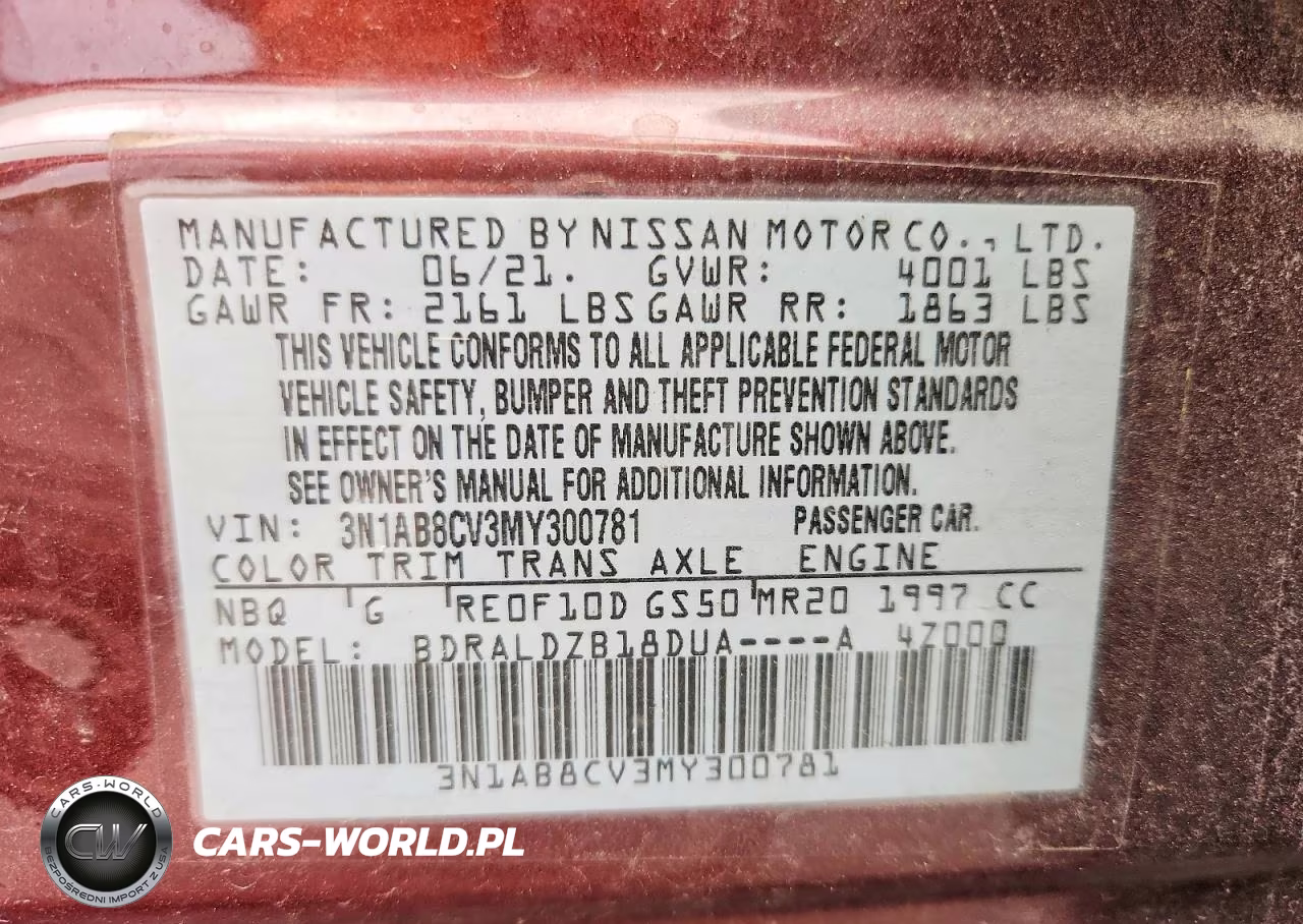 2021 Nissan Sentra Sv VIN:3N1AB8CV3MY300781 - 12