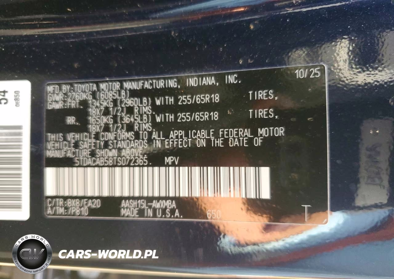2026 Toyota Grand Highlander Hybrid Xle VIN:5TDACAB58TS072365 - 13