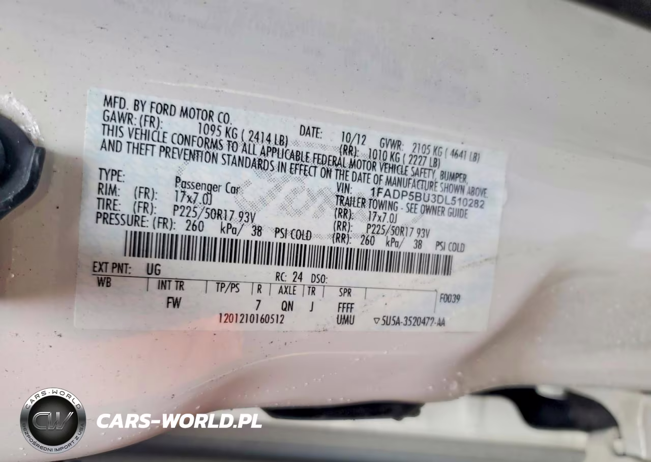 2013 Ford C-Max Sel VIN:1FADP5BU3DL510282 - 12
