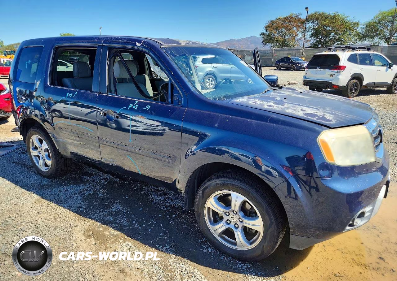 2012 Honda Pilot Ex VIN:5FNYF3H49CB002734 - 4