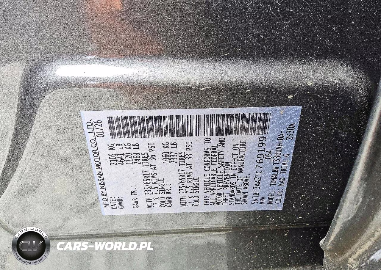 2026 Nissan Rogue S VIN:5N1BT3AA2TC769199 - 13
