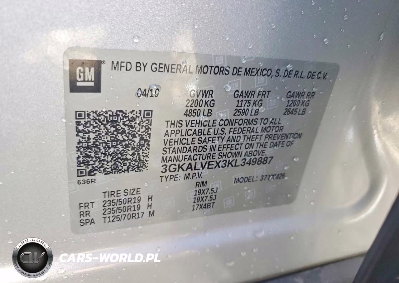 2019 GMC Terrain Slt VIN:3GKALVEX3KL349887 - 13