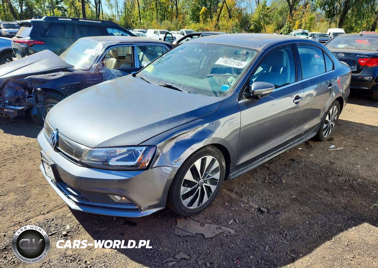 2015 Volkswagen Jetta Hybrid VIN:3VW637AJ0FM328846 - 1