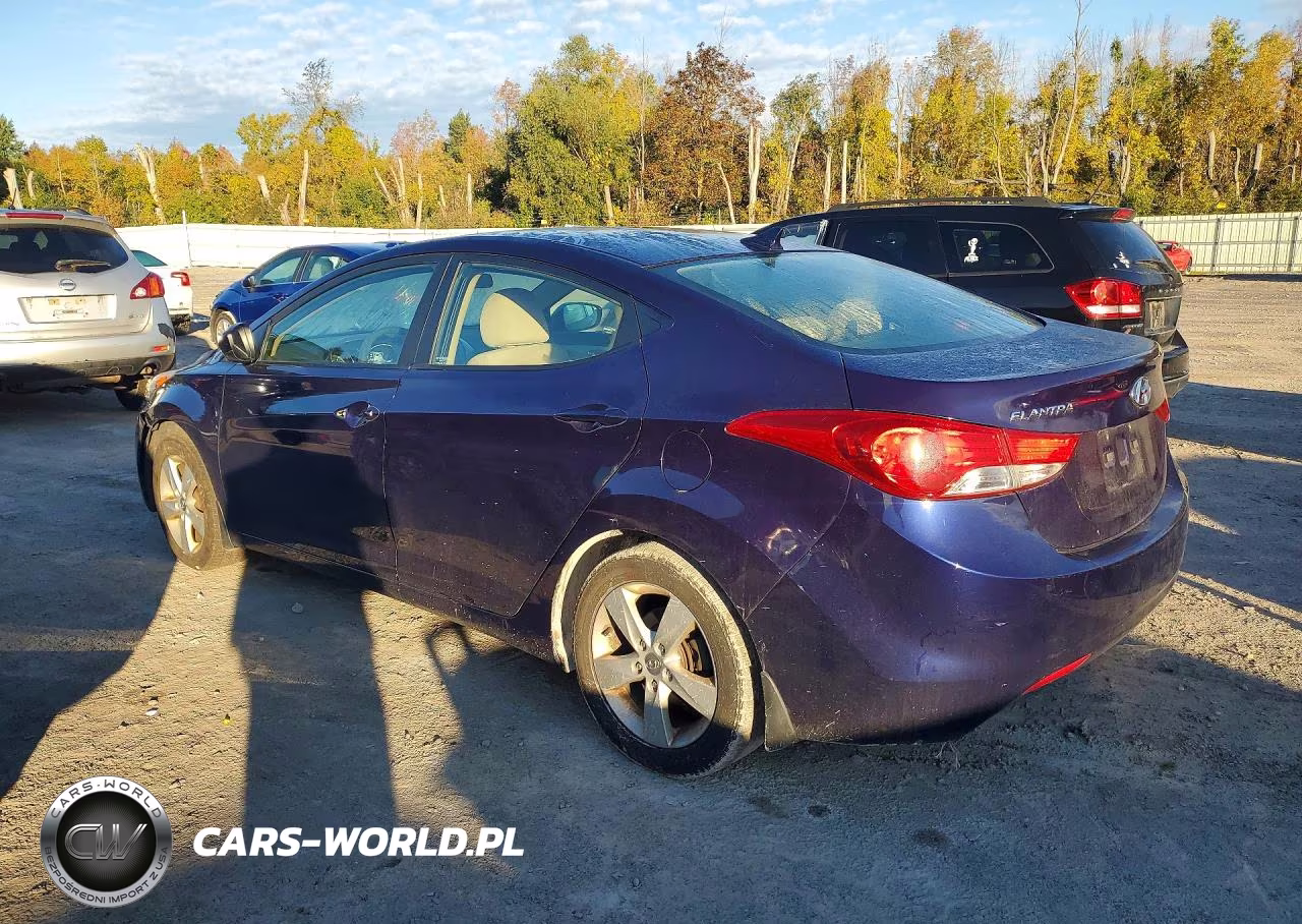 2013 Hyundai Elantra Gls VIN:5NPDH4AE4DH401622 - 2