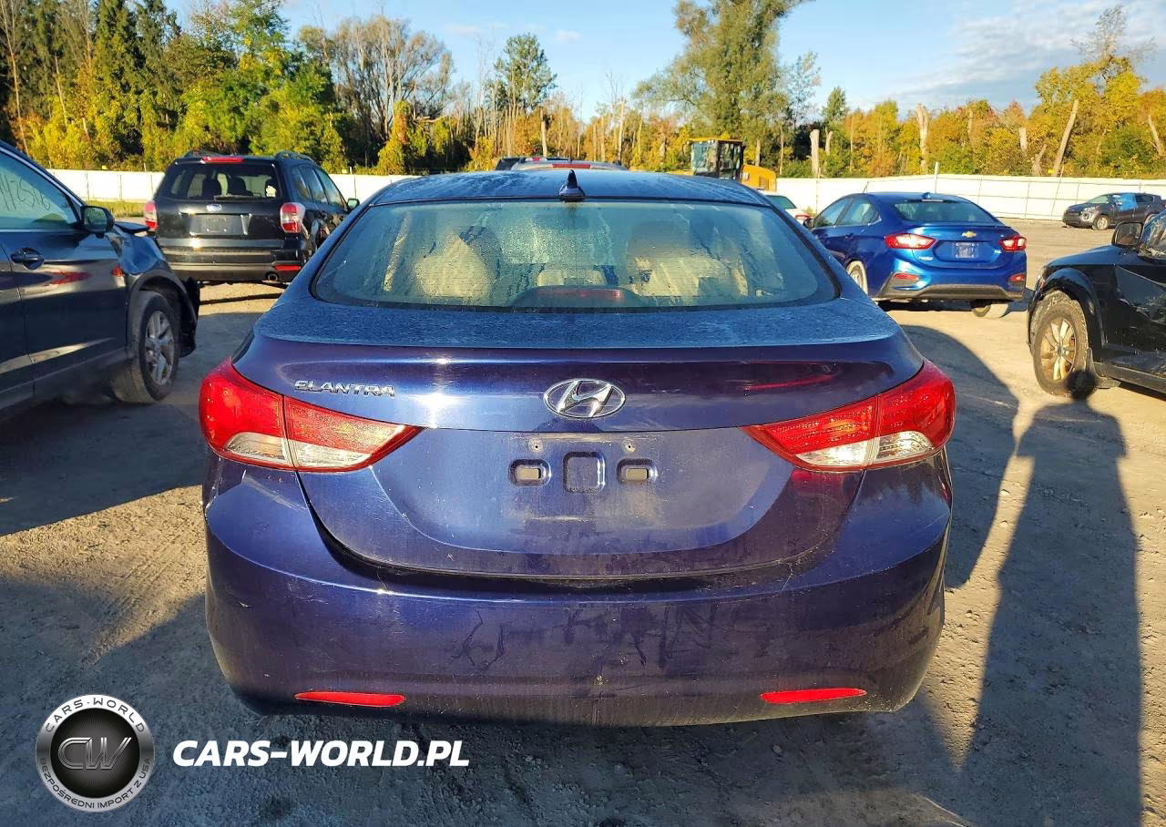 2013 Hyundai Elantra Gls VIN:5NPDH4AE4DH401622 - 6